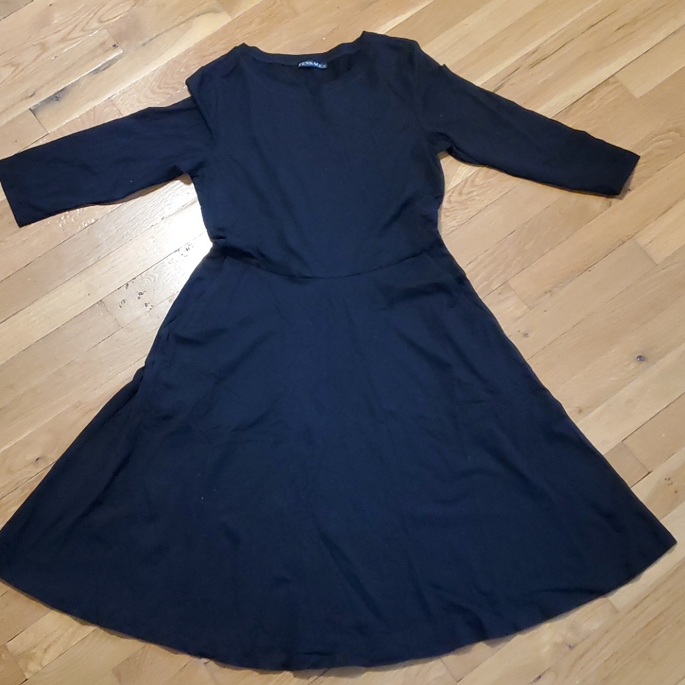 NWOT!  A-line Cotton Midi Dress - Picture 8 of 9